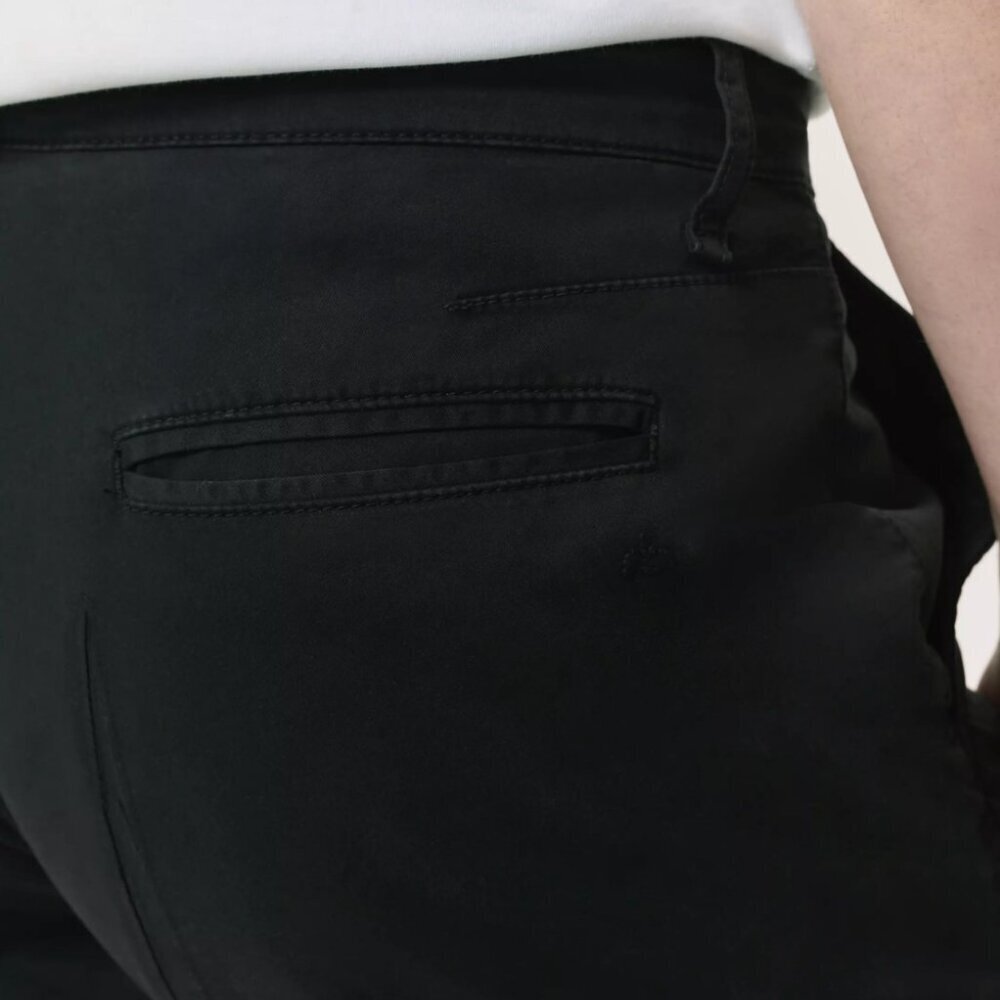 rag & bone Organic Cotton Slim Fit Shorts Charcoal Black Color 'Kent' Size 31 - Picture 4 of 12
